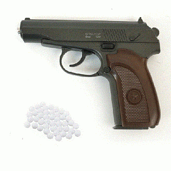 Пистолет пневм. Stalker SAP Spring (аналог ПМ), кал.6мм, мет.корпус, магазин 12ш