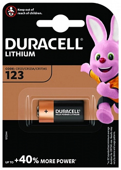 Батарейка CR123 Duracell 1xBL