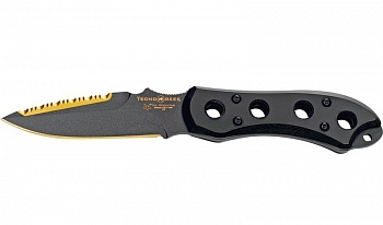 Нож фикс.Teknoreefст.N690,кл.черн.верх