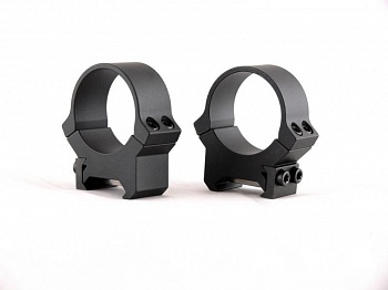 Кольца небыстросъемные PRW 30мм. на Weaver/Picatinny, низкие