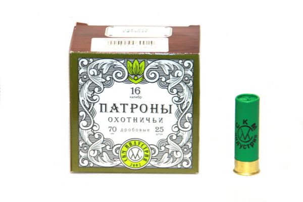Патрон к.16х70 №5 СКМ 30гр п.Россия 1уп/25шт