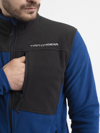 КОСТЮМ TRAIL (ФЛИС, ЧЁРНО-СИНИЙ) TRITONGEAR