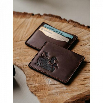 Картхолдер (Коричневый, Утки)