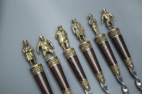 Набор Колчан №3.2 (рукоять венге,литье Джентельмены удачи)