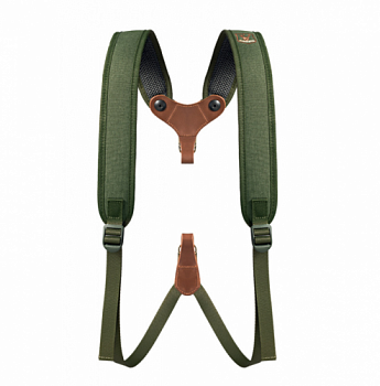 РЕМЕНЬ ОРУЖЕЙНЫЙ RISERVA БИАТЛОННЫЙ КОРДУРА/НУБУК ЗЕЛЕНЫЙ