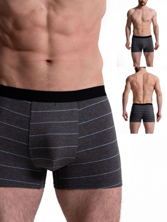 ТРУСЫ МУЖСКИЕ БЕСШОВНЫЕ MB128 ТЕМНО-СЕРЫЙ