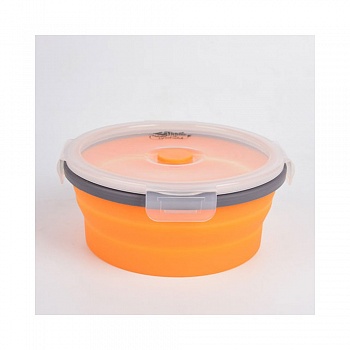 Контейнер Tramp складной с крышкой-защелкой 550 мл (оранжевый, 550мл)