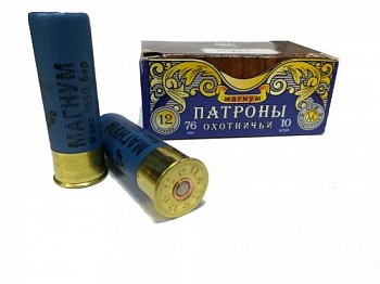 Патрон к.12х76 №3 СКМ п.Россия Магнум 46гр 1уп/10шт