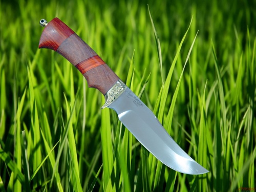 Нож Амур сталь 95Х18 Бубинго со вставкой