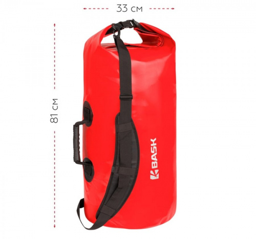 ГЕРМОМЕШОК BASK WP BAG V3 60 КРАСНЫЙ