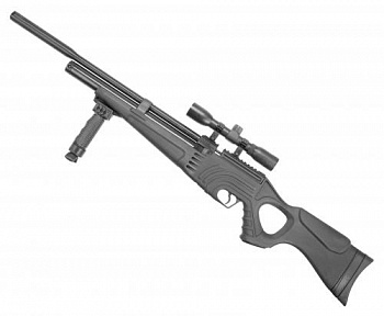 Винтовка пневм. Hatsan FLASH 101 SET, cal. 5.5, 3 Дж (насос, прицел 4*32