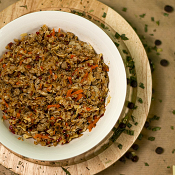 Гречка с овощами, 80г