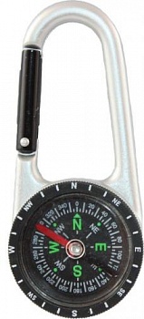 Компас "СЛЕДОПЫТ", с карабином, бол.