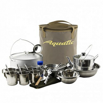 Набор пикниковый Aquatic ПН-02-6Ф на 6 персон (цвет ведра: фалькон)