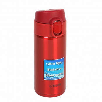 Термокружка Tiger MMY-A036 Agate 0,36 л (откидная крышка на кнопке, нержавеющая