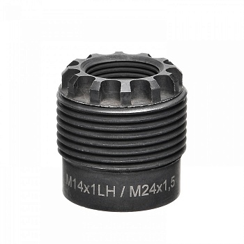 Адаптер резьбы ствола М14х1LH/М24х1.5 Левша