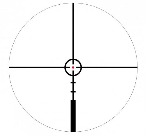Прицел Р2,5х24L BREVIS LDT