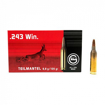 Патрон к.243Win SP 6,8гр Geko 1уп/20шт