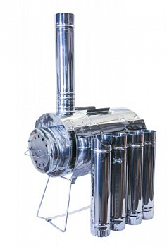 Печка Вепрь-1 туристическая с экраном