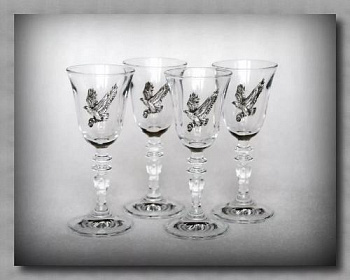 Набор рюмок 40182 "К успеху" 4шт. 60мл. кристалл Нр40182Ус