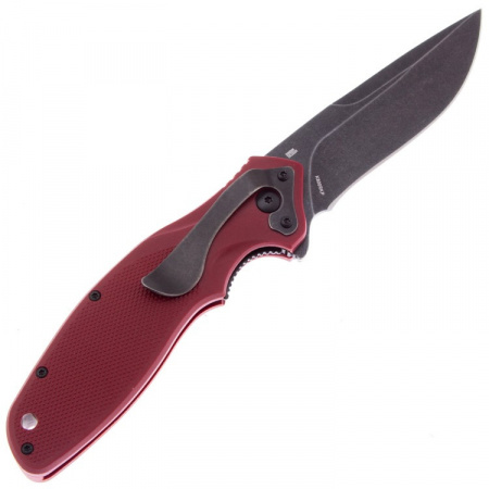 Нож CRKT_K800RKP Shenanigan Maroon -склад., рук-ть бордовый нейлон, клинок 1.41
