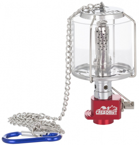 Светильник порт. газовый "СЛЕДОПЫТ - Северное Сияние", стекл.