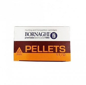 Патрон к.12х70 картечь 8,6 Pellets 33гр Bornaghi 1уп/10шт