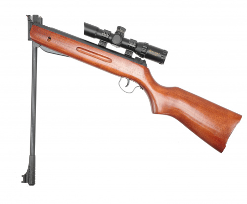 Винтовка пневм. Borner Chance Wood Safe (переломка, дерево, XSA6W21), кал.4,5 мм, 3Дж.