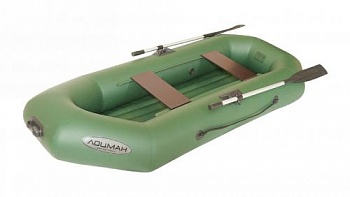 Лодка "Лоцман" C-240 ВНД зеленая