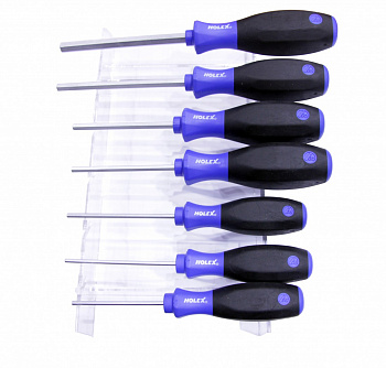 Набор проф инстр Holex 7 отверток-шестигр 2,0-8мм