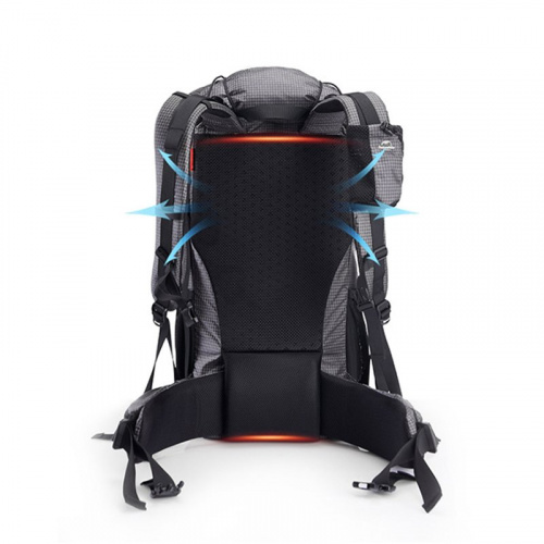 Рюкзак Naturehike NH19BP095 Rock 60L+5L черно-серый, 6927595746370