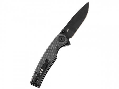 Нож скл GhostBlade Moroi, ст D2  82 мм,  2,9 мм мик чёрн флип