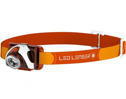 Фонарь Лед Лензер SEO3 оранжевый