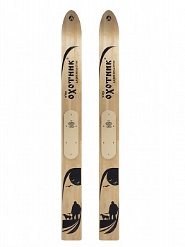 Лыжи охотничьи дерево-пластик (рост 185 см, ширина 150 мм)