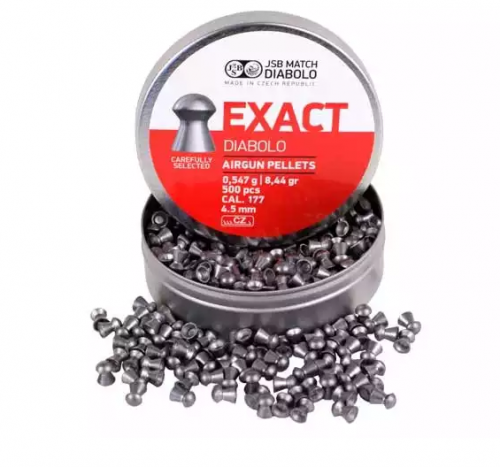 Пуля JSB Diabolo Exact к.4,5мм 0,547гр 1уп/500шт