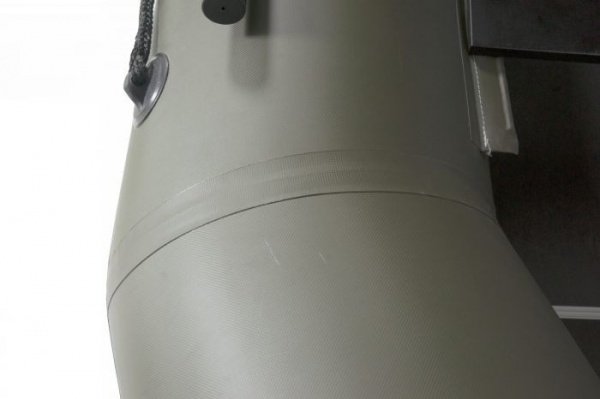 Лодка Лоцман М-300 ЖС (киль+слань) зеленая