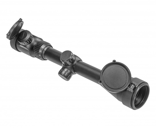 Прицел оптический BORNER 3-9x40 EG Mildot с подсветкой (крышки + кольца)