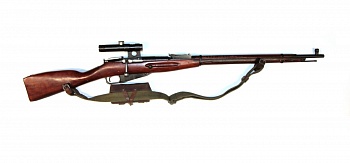 ММГ Винтовка Мосина КО-91/30 с прицелом ПУ снайпер вариант(под холостой патрон)