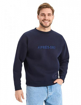 СВИТШОТ NORVEG COTTON ТЕМНО-СИНИЙ