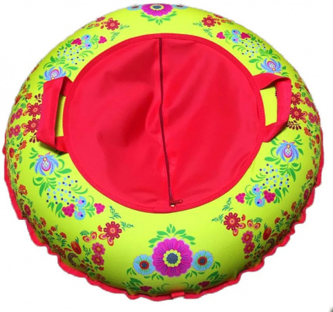 Санки надувные "Ватрушка"1.00 Оксф Цветы