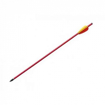 Стрела арбалетная алюминиевая МК-AL16R (красная)