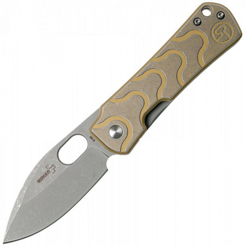 Нож BK01BO082 Gust -складной, коричневая рук-ть нержав. сталь, сталь D2