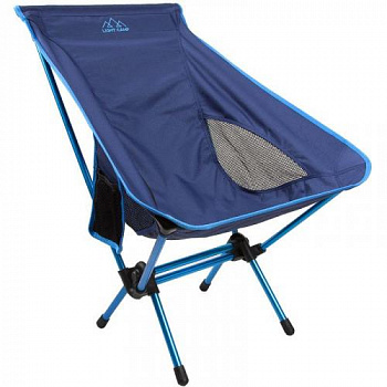 Кресло складное LIGHT CAMP Folding Chair Medium цв. синий LC-303