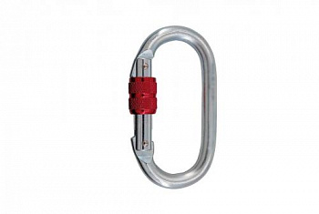 Карабин Манарага стальной овал с муфтой (9166092)