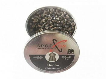 Пуля пневм. SPOTON Hunter 5,5 мм, 0,907 гр. (200 шт)