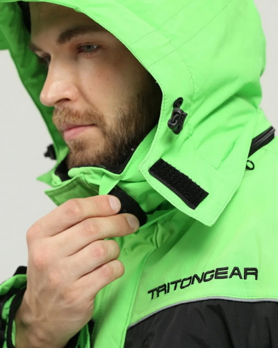 КОСТЮМ STAN  PRO -45 ПК (ТАСЛАН, ЧЁРНО-САЛАТОВЫЙ)