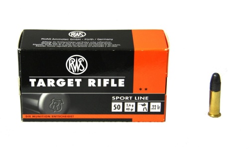 Патрон к.22LR 40 Target rifle DN 1уп/50шт