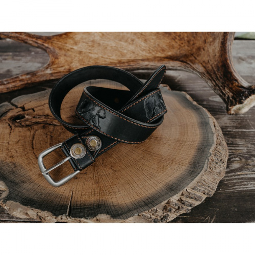 РЕМЕНЬ ПОЯСНОЙ (ЧЕРНЫЙ, МЕДВЕДЬ)