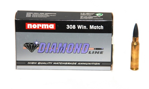 Патрон к.308Win 10,9гр Match DL Norma 1шт