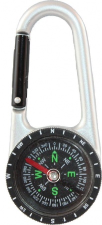 Компас "СЛЕДОПЫТ", с карабином, бол.